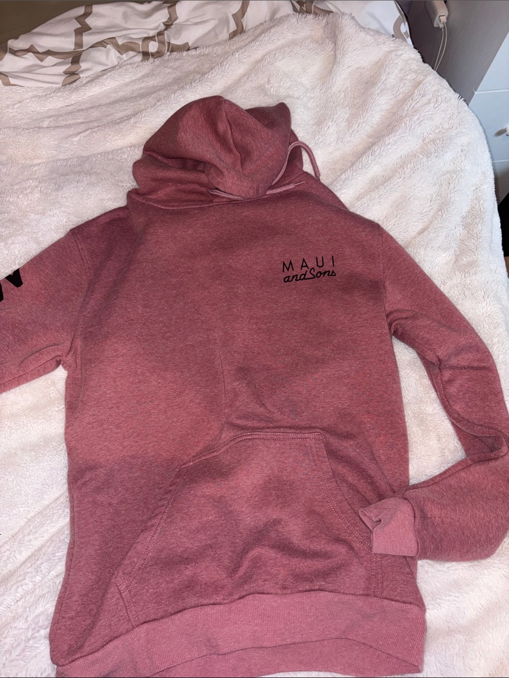 Maui and Sons Dusty Rose Hoodie
